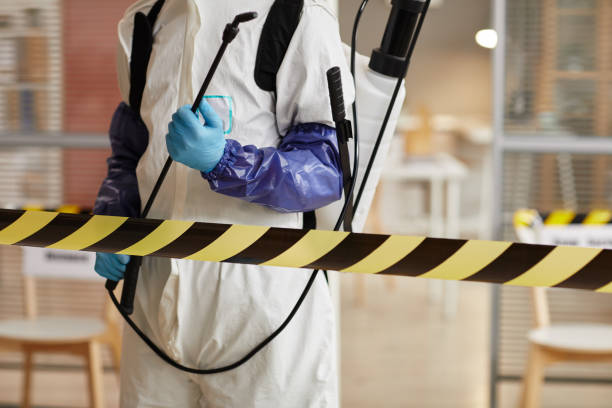 Professional Crime Scene Cleanup technician working in Hillsborough, CA